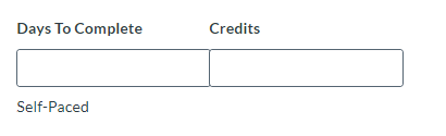 Days To Complete Example